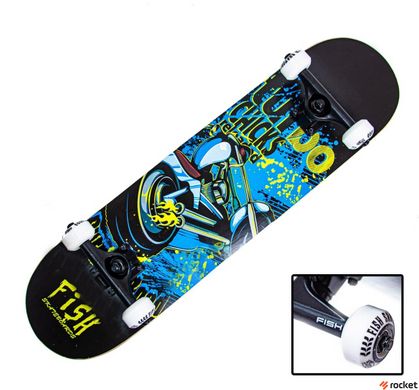 Скейтборд деревянный Fish Skateboard "Turbo"
