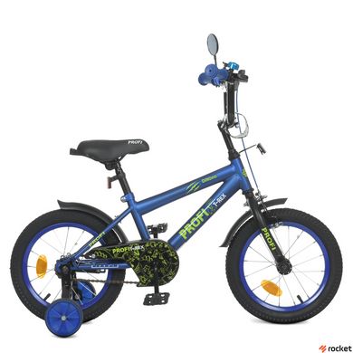 Детский велосипед от 2 лет Profi Dino 14" Синий