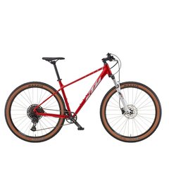 Мужской велосипед KTM ULTRA FUN 29" рама M/43, красный (серебристо-черный), 2022