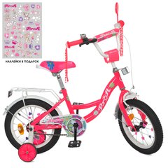 Детский велосипед от 3 лет Profi Blossom 14" Crimson