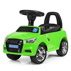 Машинка-каталка толокар Audi Зелена