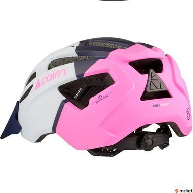 Шлем детский для катания защитный Cairn Prism XTR Jr II white-pink 52-55