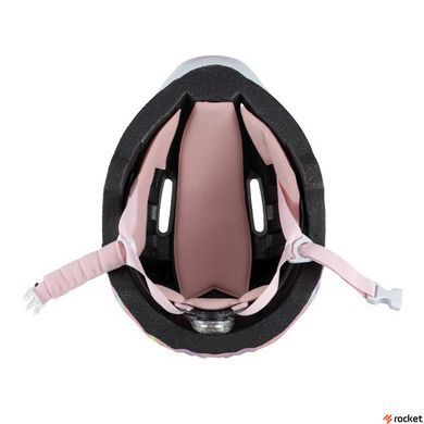 Шлем защитный детский GLOBBER FANTASY, единорог белый, с фонариком, 49-55см