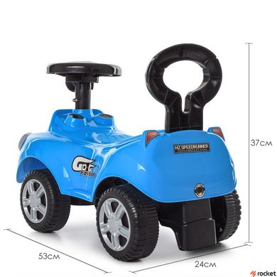 Машинка-каталка толокар SpeedRunner Blue