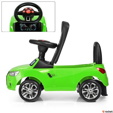 Машинка-каталка толокар Audi Зеленая