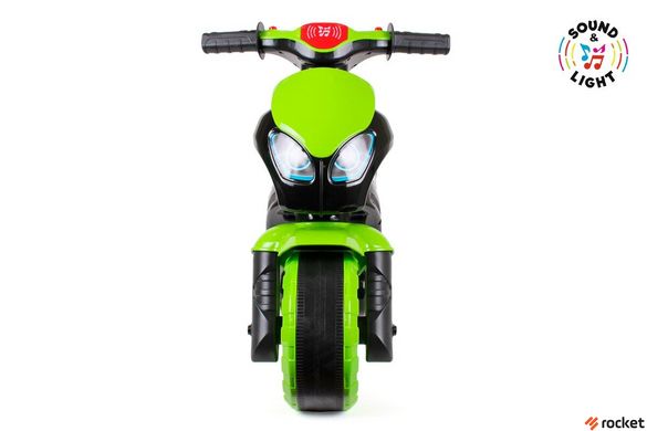 Мотоцикл Каталка Techno Racing Черно-зеленый