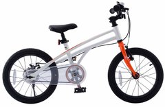 Велосипед Дитячий від 4 років Royalbaby H2 Super Light Alloy 16д. Білий-помаранчевий