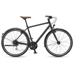 Міський велосипед Winora Flitzer men 28" 24-G Acera, рама 61 см, чорний матовий, 2021