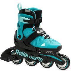 Роликовые коньки детские Rollerblade Microblade 2023 aqua-black 36.5-40