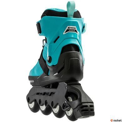 Роликовые коньки детские Rollerblade Microblade 2023 aqua-black 36.5-40