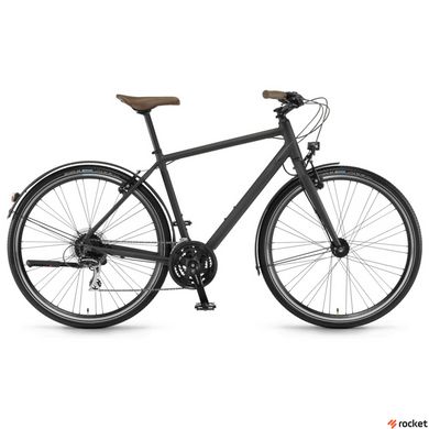 Городской велосипед Winora Flitzer men 28" 24-G Acera, рама 61 см , черный матовый, 2021