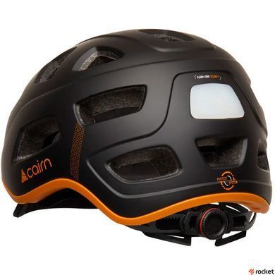 Шолом для катання захисний Cairn Quartz LED USB black-cognac 52-58