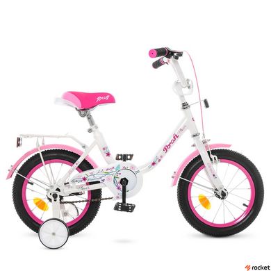 Велосипед Детский от 3 лет Flower 14д. Белый