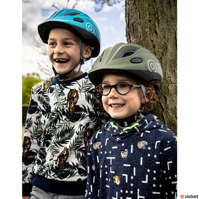 Шлем велосипедный детский Bobike One Plus / Olive Green / XS (46/53)