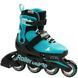 Роликовые коньки детские Rollerblade Microblade 2023 aqua-black 36.5-40
