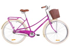 Городской велосипед Dorozhnik COMFORT FEMALE 28д. Фиолетовый, фиолетовый