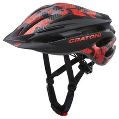 Шлем подростковый защитный Cratoni Pacer Junior Черный/Красный M (54-58 см), Красный, M