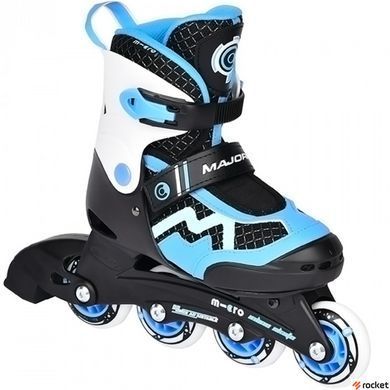 Роликовые коньки детские Micro Majority blue-black 27-30