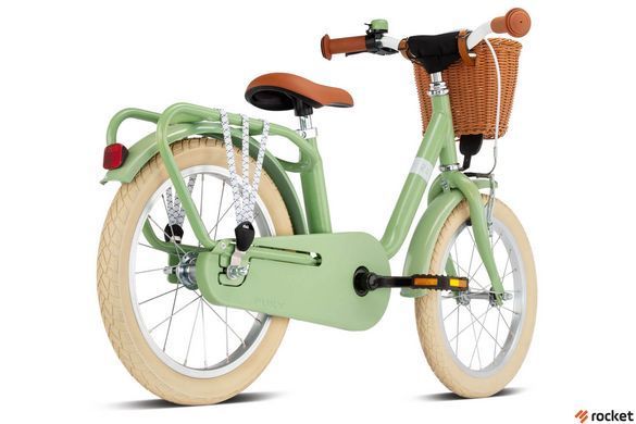 Велосипед детский от 4 лет Puky STEEL Classic Retro 16" Green