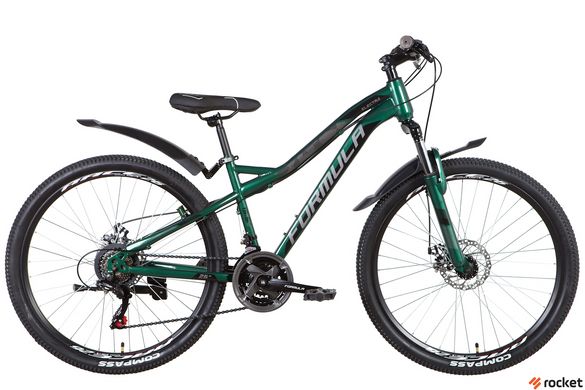 Гірський велосипед 26" Formula ELECTRA AM DD 2022 (темно-зелений)
