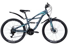 Гірський велосипед 26" Discovery TRON AM2 DD 2022 (сіро-блакитний (м))