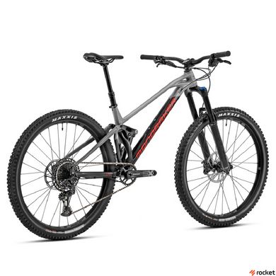 Мужской велосипед MONDRAKER FOXY 29" T-M, Black / Nimbus Grey / Flame Red (2023/2024)