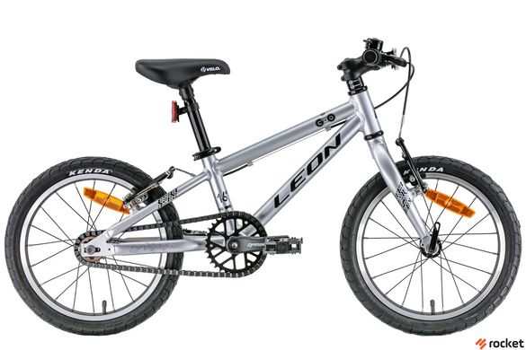 Велосипед 16" Leon GO Vbr 2022 (серый с черным)