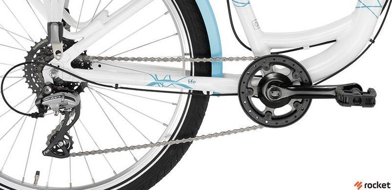 Велосипед детский от 8 лет Puky SKYRIDE Alu 24" LIGHT White