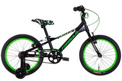 Велосипед AL 18" Formula SLIM рама- 2022 (черно-зеленый )