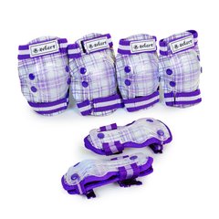 Защита детская для роликов Zelart Candy Фиолетовая Размер S