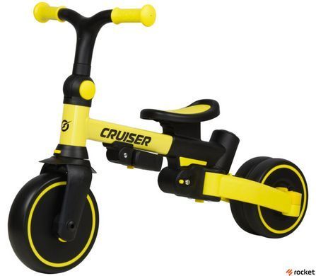 Трехколесный велосипед Cruiser Milano 001 6in1 Yellow