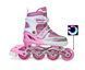 Роликові ковзани Happy дитячі Pink розмір 30-33