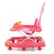 Ходунки-качалка с рулем 3в1 Bambi Pink
