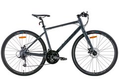 Взрослый велосипед 28" Leon HD-80 DD 2022 (серый с черным (м))