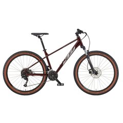 Горный велосипед KTM PENNY LANE 271 27.5" рама M/42, темно-червоний (сірий), 2022