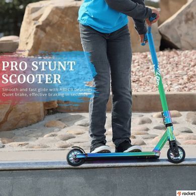 Трюковий самокат Maraton Go TRAX ST PRO 300 Rainbow