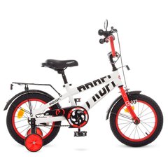 Велосипед Дитячий від 2 років Flash 14д. Білий-червоний