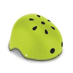 Шлем защитный детский GLOBBER с фонариком Зеленый Размер XXS (48-53)