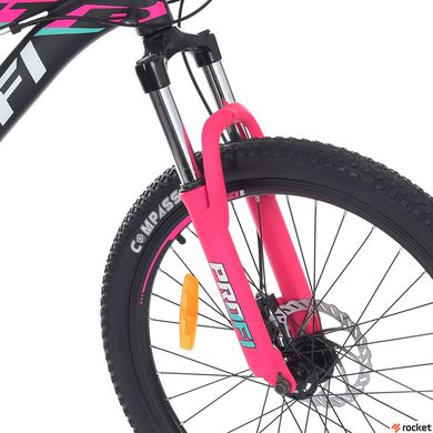 Детский велосипед от 10 лет Profi OPTIMAL 24" Black-Pink