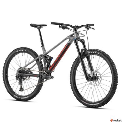 Взрослый велосипед MONDRAKER FOXY 29" T-M, Black / Nimbus Grey / Flame Red (2023/2024)