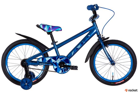 Велосипед ST 18" Formula SPORT рама- с крылом Pl 2022 (синий с голубым)