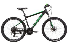 Гірський велосипед 26" Formula F-1 DD 2021 (чорно-зелений (м))