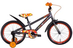 Велосипед ST 18" Formula SPORT рама- с крылом Pl 2022 (серый с оранжевым)