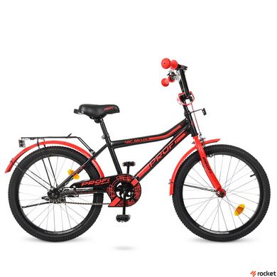 Велосипед Дитячий Top Grade 20д. Чорно-червоний, черно-красный