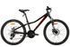 Підлітковий велосипед гірський AL 24" Leon JUNIOR DD рама-12" чорний з червоним (матовий) 2024