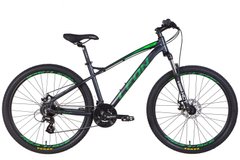 Гірський велосипед 27.5" Leon XC-90 SE AM Hydraulic lock out DD 2022 (графітовий із зеленим (м))