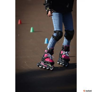Роликовые коньки детские Rollerblade Microblade 2023 pink-light green 28-32
