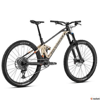 Взрослый велосипед MONDRAKER SUPER FOXY CARBON R 29" T-M, Carbon / Desert Grey / Orange (2023/2024)