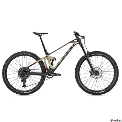 Взрослый велосипед MONDRAKER SUPER FOXY CARBON R 29" T-M, Carbon / Desert Grey / Orange (2023/2024)