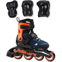 Роликовые коньки Rollerblade Combo 2021 midnight blue-warm orange 36.5-40.5